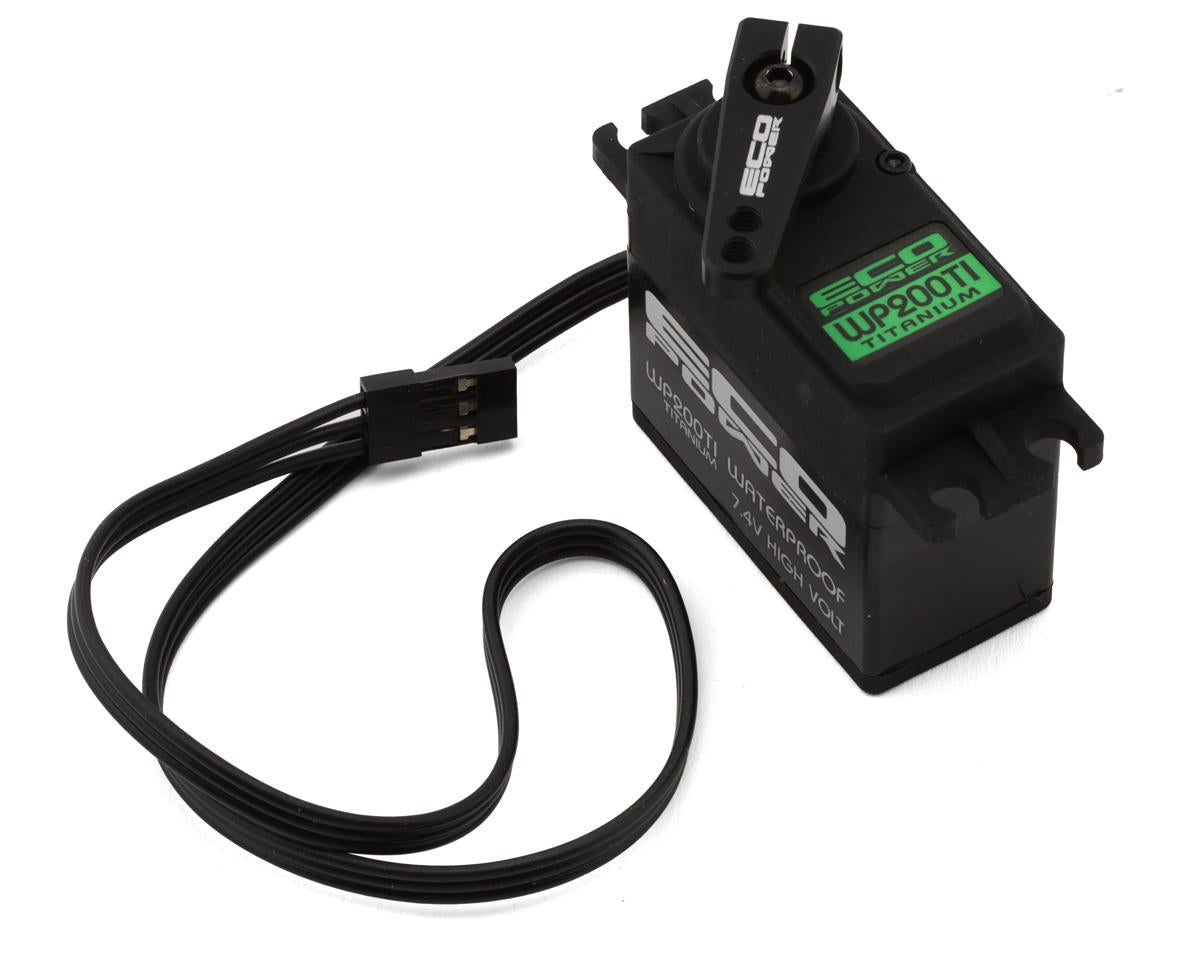 EcoPower WP200T-TI Waterproof High Torque Titanium Gear Brushless Servo ECP-200T-TI