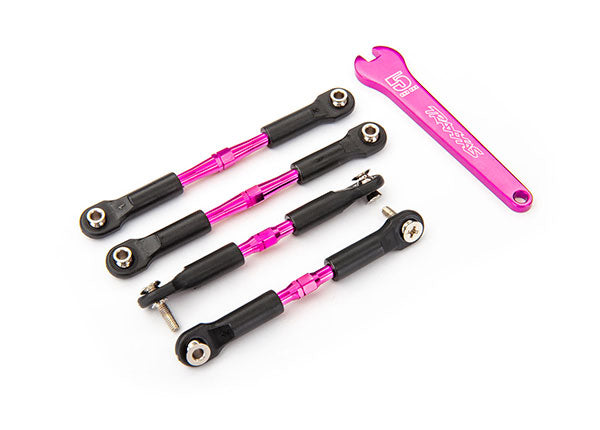 Traxxas Pink Aluminum Camber Link Set (F&R) TRA3741P