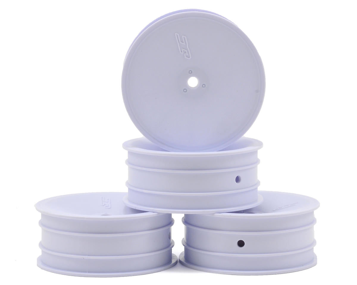 JConcepts 12mm Hex Mono 2.2 Front Wheels (4) (B6/B5/RB6) (White) JCO3347W