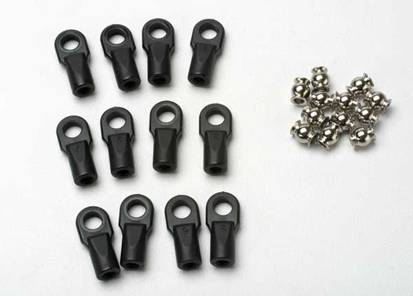Traxxas Large Rod Ends w/ Hollow Balls (12) TRA5347