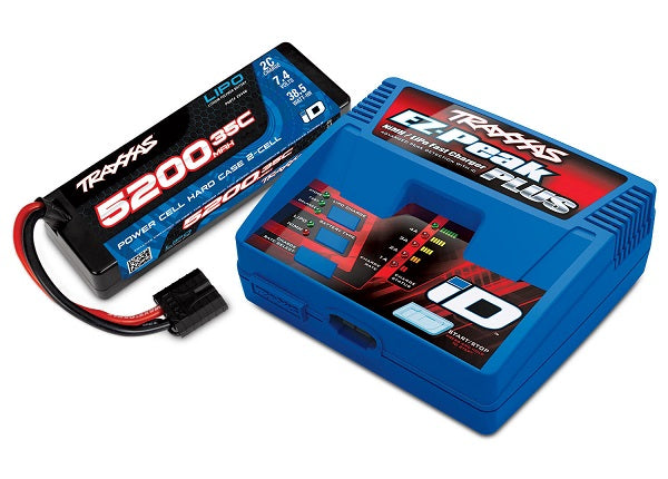 Traxxas 2S Lipo Hard Case Completer w/ Ez-peak Charger TRA2970-2SR