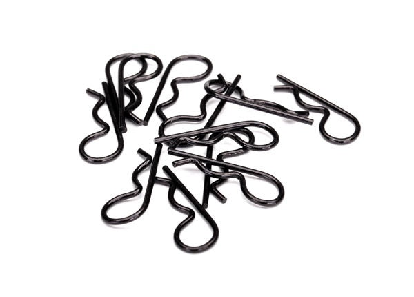Traxxas Black Heavy-duty Body Clips (12) TRA3934A