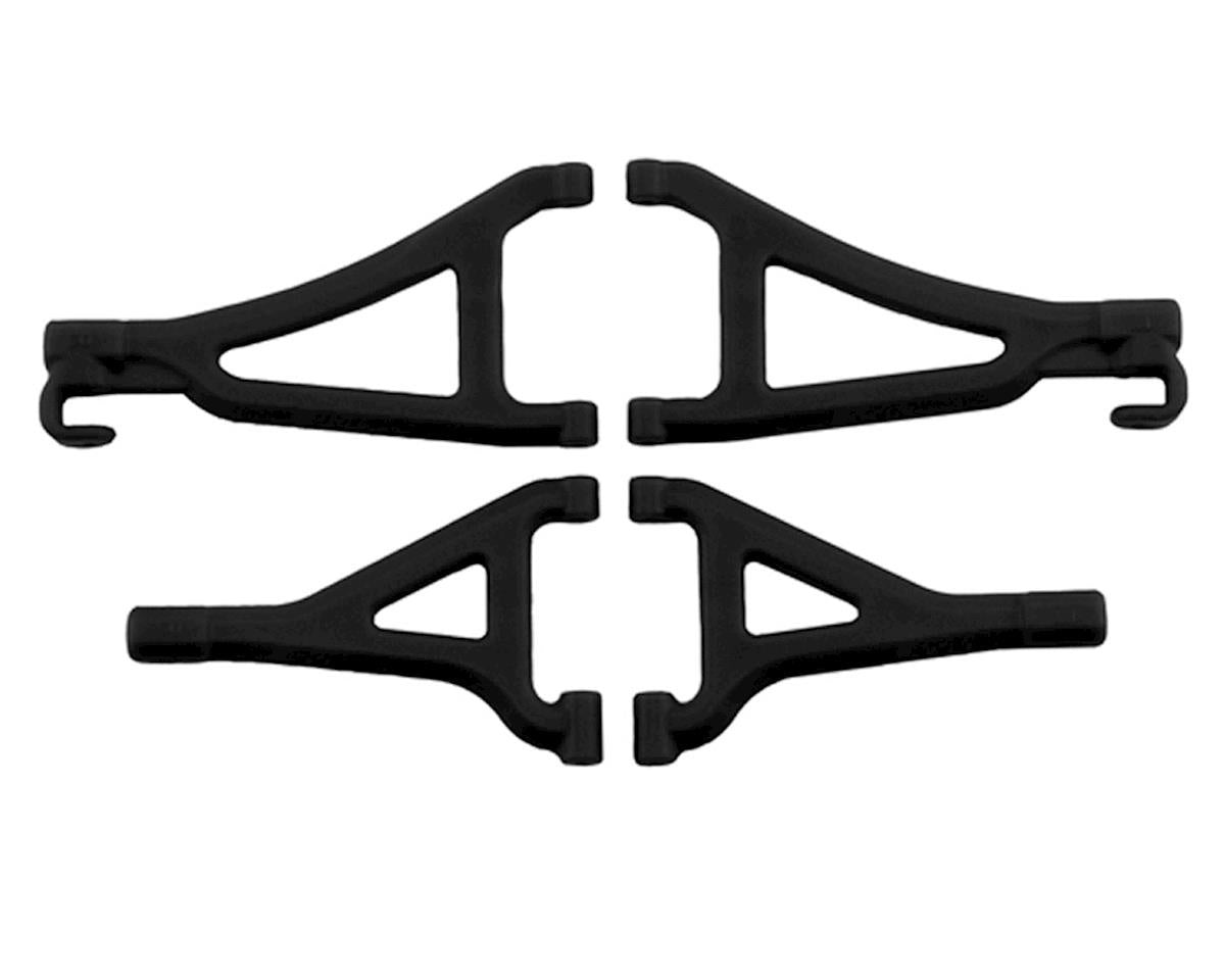 RPM Front Upper & Lower A-arm Set (1/16 E-revo) (Black) RPM80692