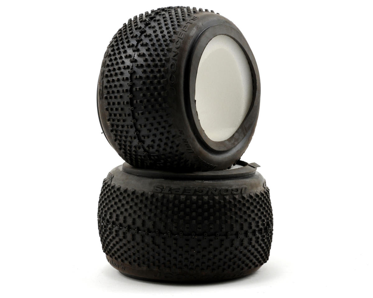 JConcepts Double Dee's 2.2" 4WD 1/10 Front Buggy Tires (2) (Green) JCO3003-02