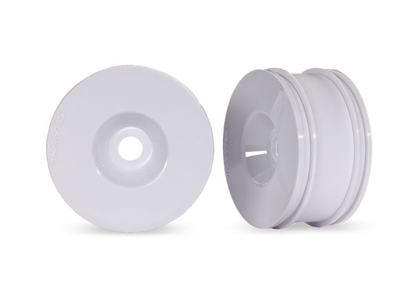 Traxxas 3.0" White Dished Wheels (2) TRA9070-WHT