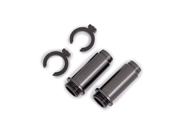 Traxxas Gray Aluminum GTM Shock Bodies (2) TRA9763-GRAY