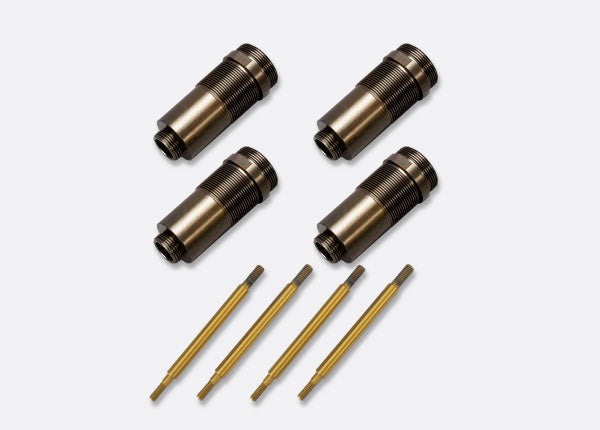 Traxxas 1/10 Aluminum GTR Shock Bodies w/ Tin Shafts (4) TRA5466R