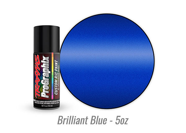 Traxxas Brilliant Blue Prographix Spray Paint (5oz) TRA5054