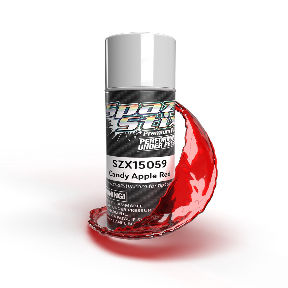 Spaz Stix Candy Apple Red Aerosol Paint, 3.5oz Can SZX15059