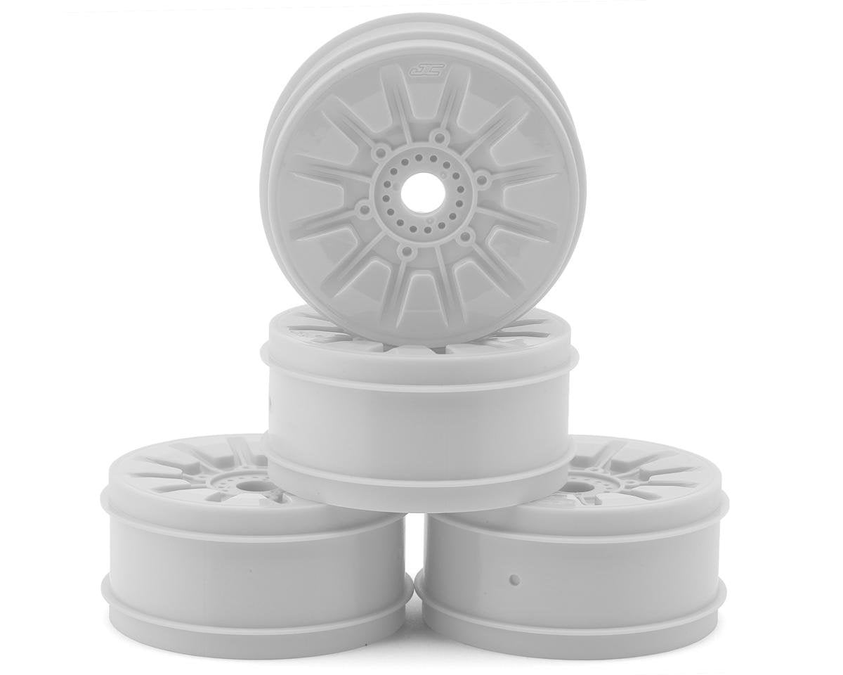 JConcepts Pioneer 83mm 1/8th Buggy Wheels (White) (4) JCO3445W