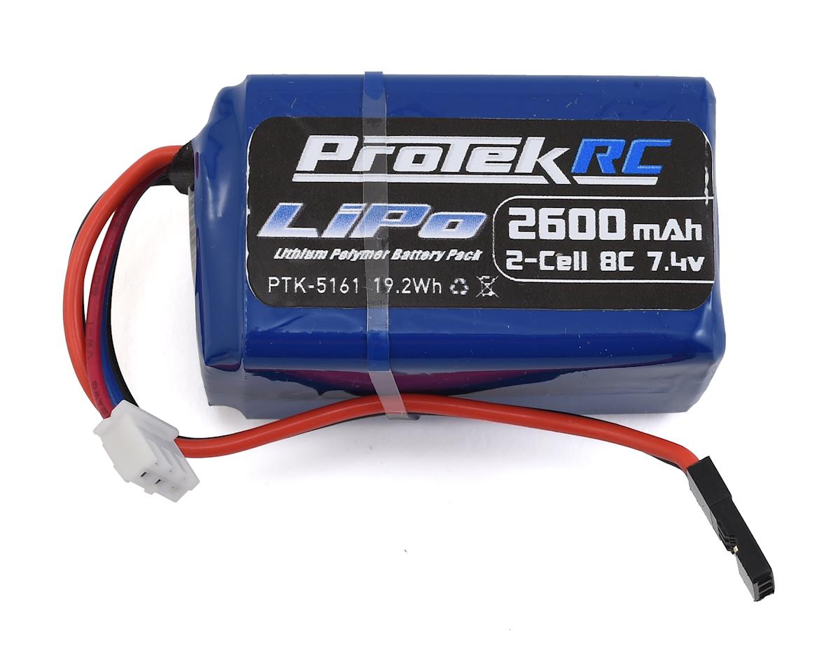 ProTek Lipo Hump/short Receiver Battery Pack (Kyosho/tekno) (7.4v/2600mah) PTK-5161