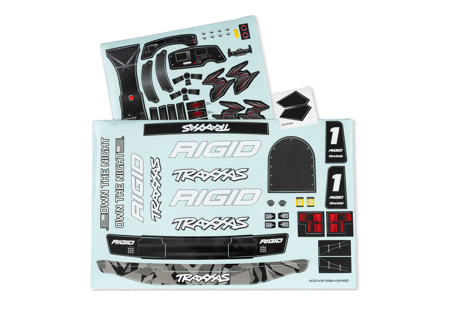 Traxxas Unlimited Desert Racer Rigid Decal Sheets TRA8562