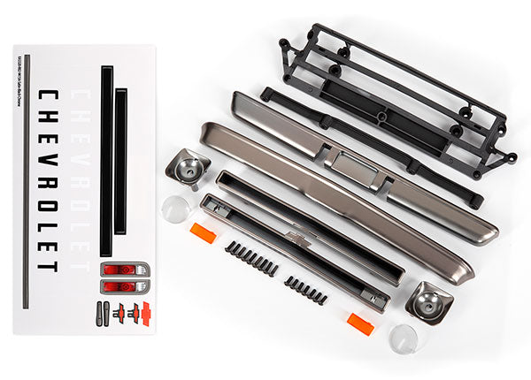 Traxxas C10 Drag Slash Satin Black Chrome Body Accessories TRA9415A