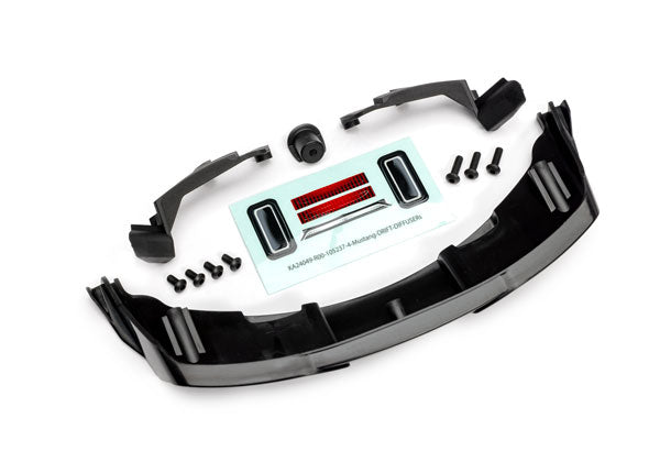 Traxxas 4-tec Drift Ford Mustang Rear Diffuser & Supports TRA10513