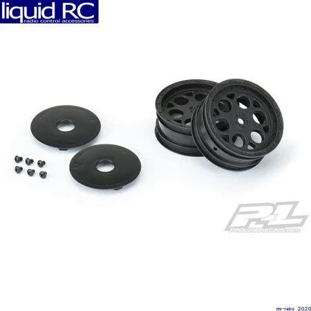 Pro-Line Racing 1/10 Showtime Front 2.2 Wheels 2 Black Pro278203