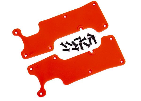 Traxxas Red Rear Suspension Arm Covers (2) TRA9634R