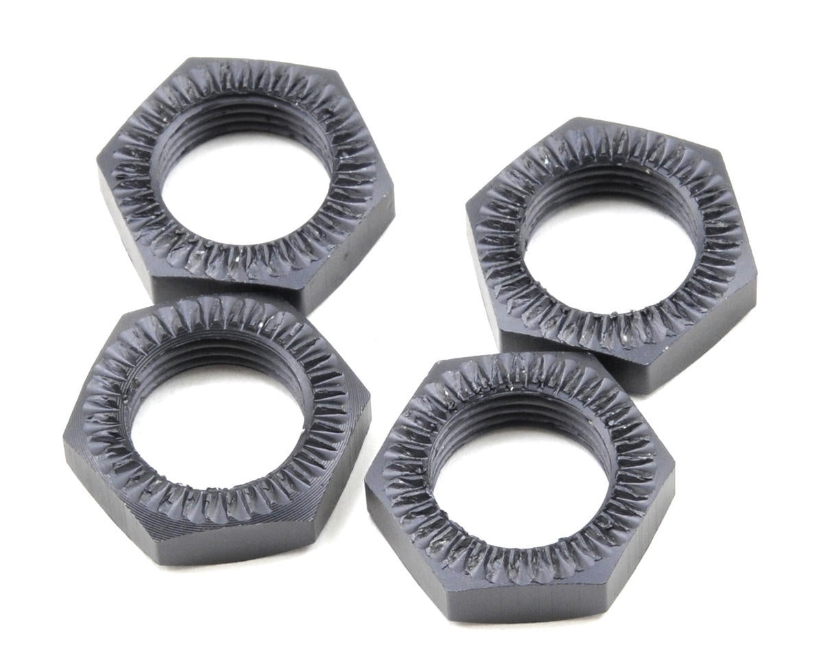 Tekno Serrated Wheel Nut Set (Gun Metal) (4) TKR5116
