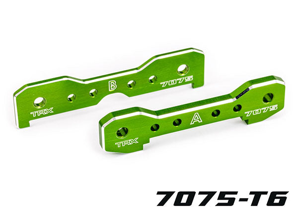 Traxxas Green 7075-T6 Aluminum Sledge Front Tie Bars TRA9629G