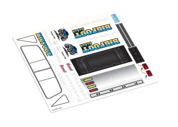 Traxxas TRX-4MT Bigfoot No. 1 Decal Kit TRA9844