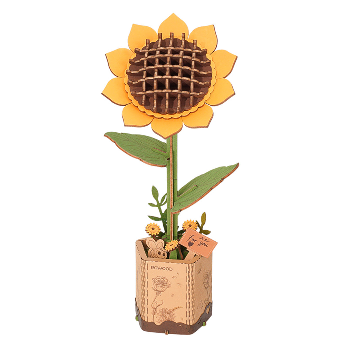 Robotime Rowood Sunflower ROETW011