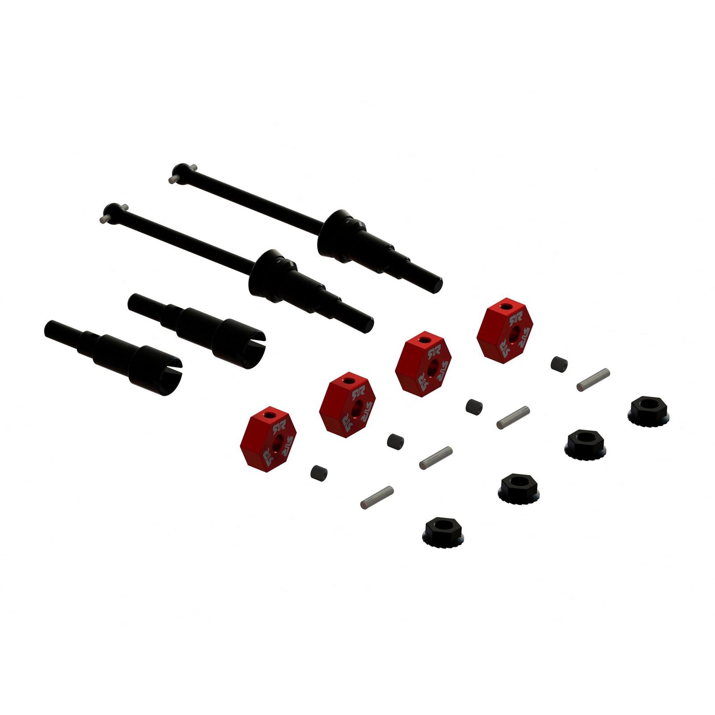 ARRMA Metal Axle & Wheel Hex Set B (4pcs) - Grom ARA311231