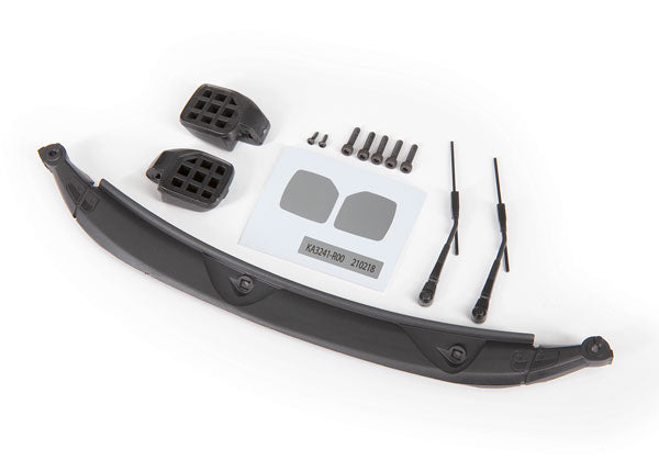 Traxxas TRX-4 Ford Bronco Side Mirrors, Wipers, & Cowl TRA9217