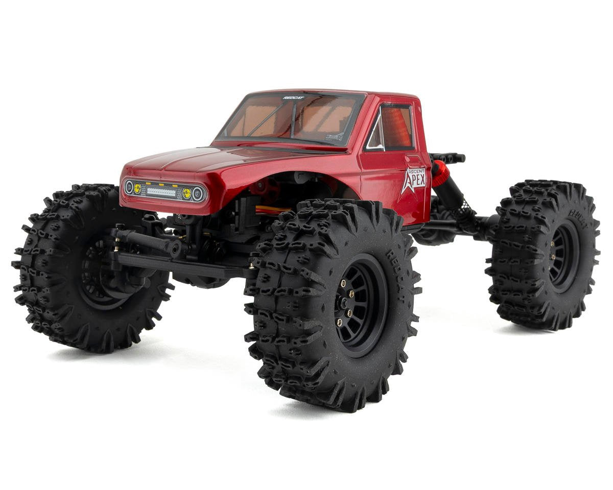 Redcat Ascent-18 Apex 1/18 4WD RTR Brushless Rock Crawler (Red) W/2 RER42219