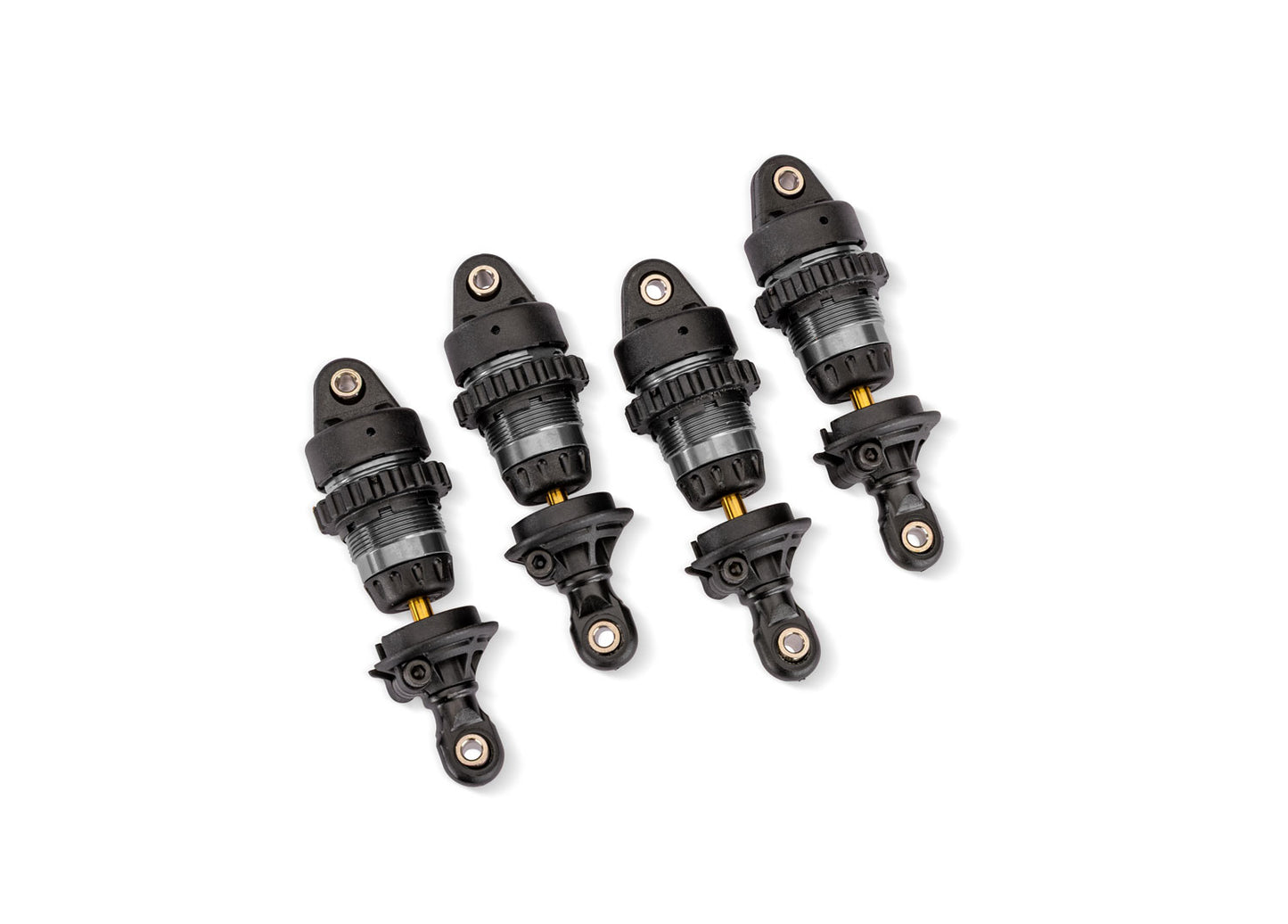 Traxxas Gray Aluminum Mini GTR Short Shocks (4) TRA10865-GRAY