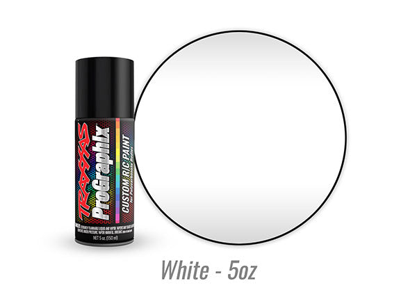 Traxxas White Prographix Spray Paint (5oz) TRA5056
