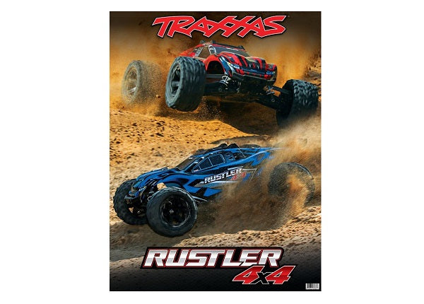 Traxxas Rustler 4x4 36x48 Window Grphx TRA61888