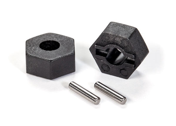 Traxxas Blue Aluminum 12mm Hex Hubs (2) TRA1654X