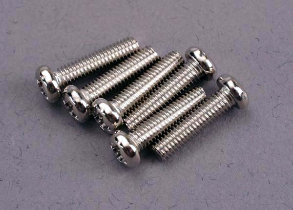 Traxxas Round-head Machine Screws 3x12mm (6) TRA2561