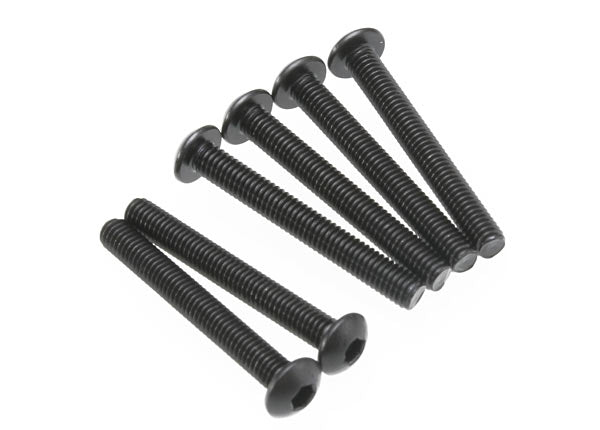Traxxas Button-head Machine Screws 3x23mm (6) TRA2591