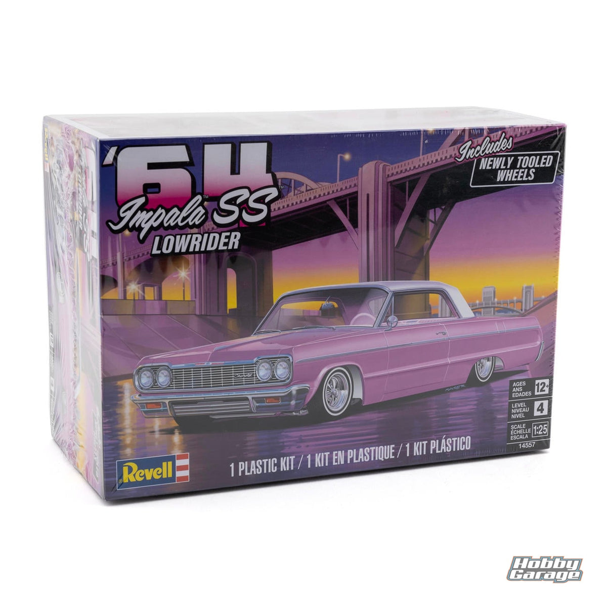 Revell 1/25 1964 Chevy Impala SS Lowrider Plastic Model Kit RMX145579090