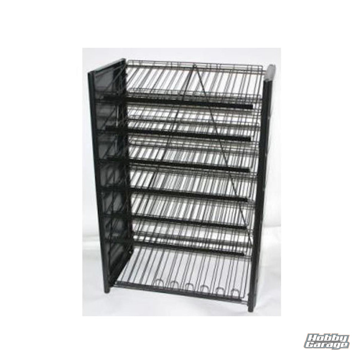 Tamiya 7 Shelf Spray Can Paint Rack Stand (Black) TAM69038