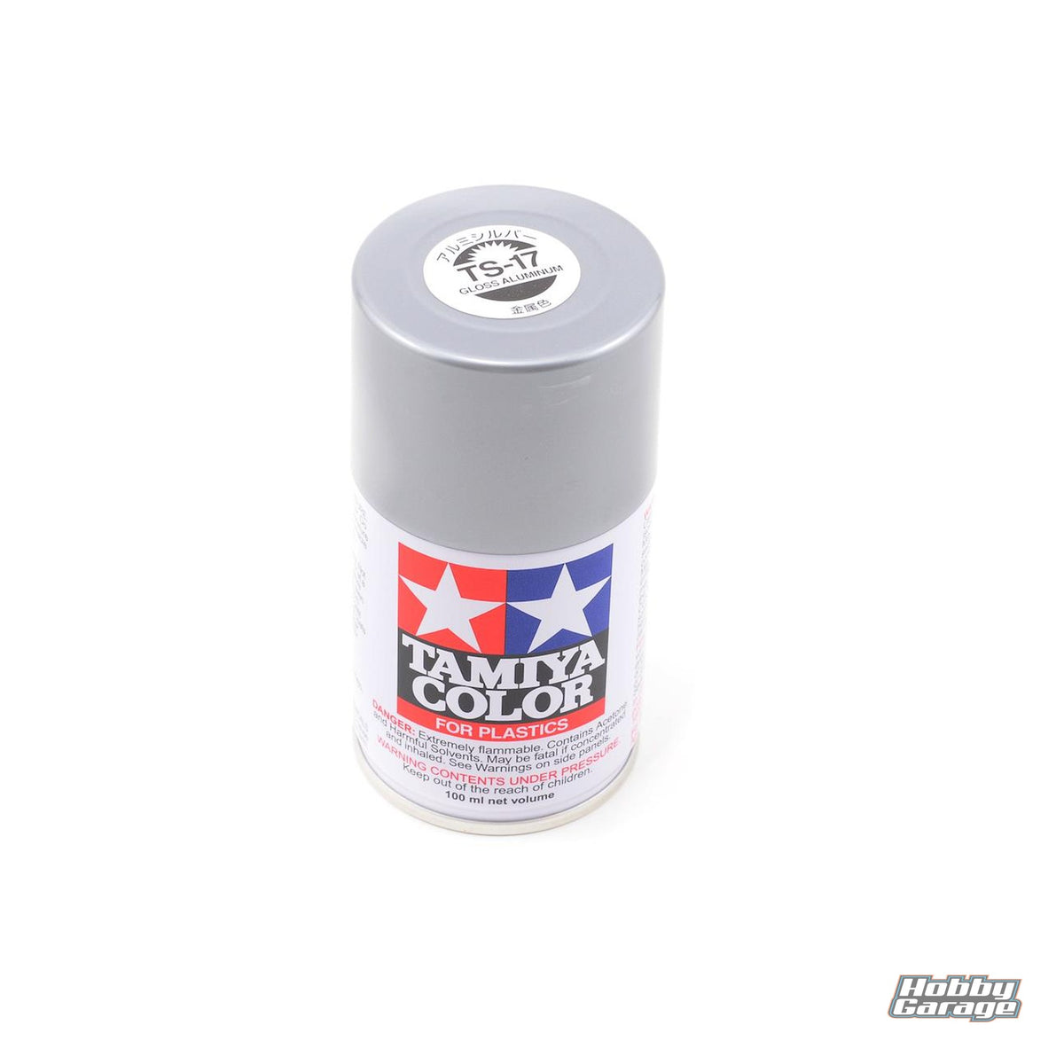 Tamiya TS-17 Aluminum Silver Lacquer Spray Paint (100ml) TAM85017