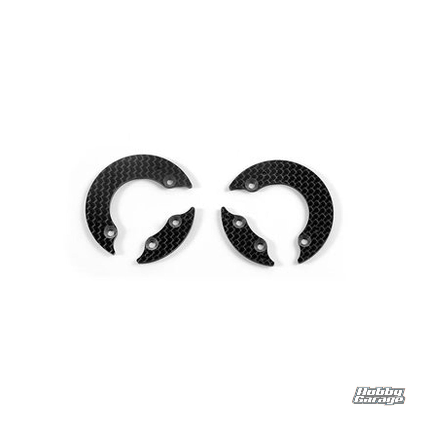 XRAY Graphite Rear Aerodynamic Disc 2.2Mm - Left+right - Set XRA345370