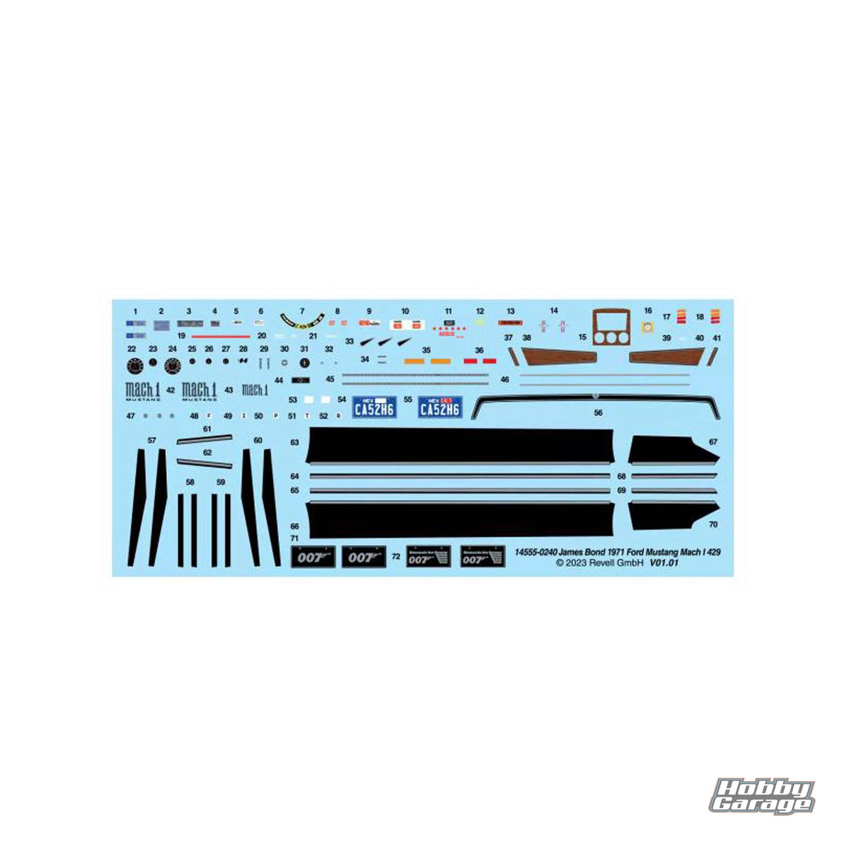 1/25 71 Ford Mustang Mach 1 429 James Bond RMX145559090
