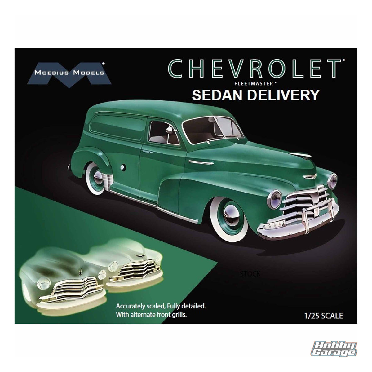 Moebius Models 1948 Chevy Sedan Delivery 1/25 Scale Model Kit MOE2303