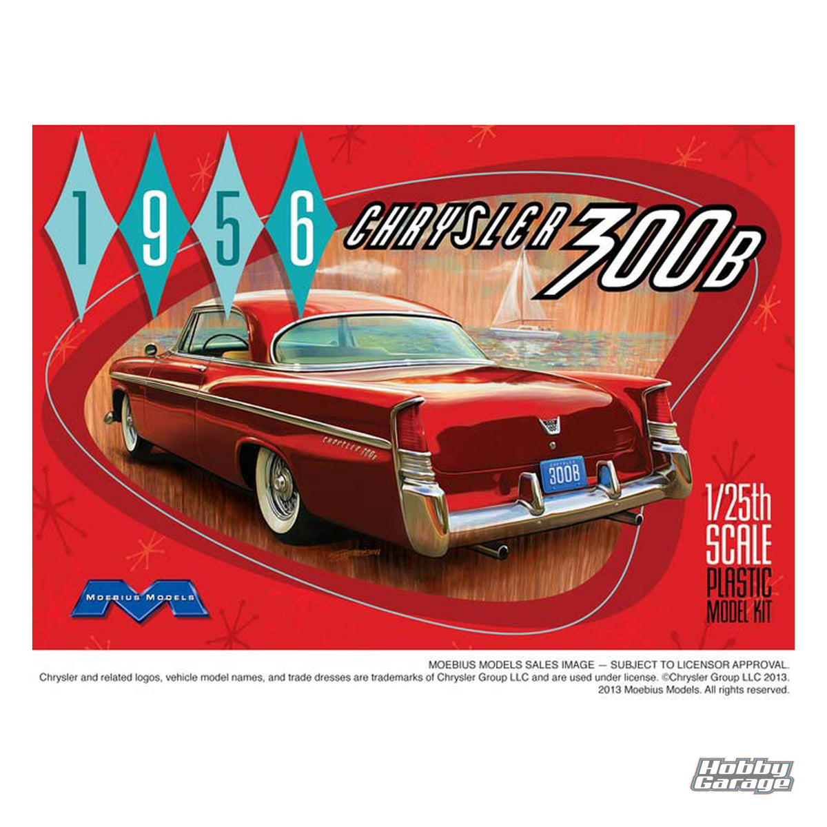 Moebius Models 1956 Chrysler 300B MOE1207