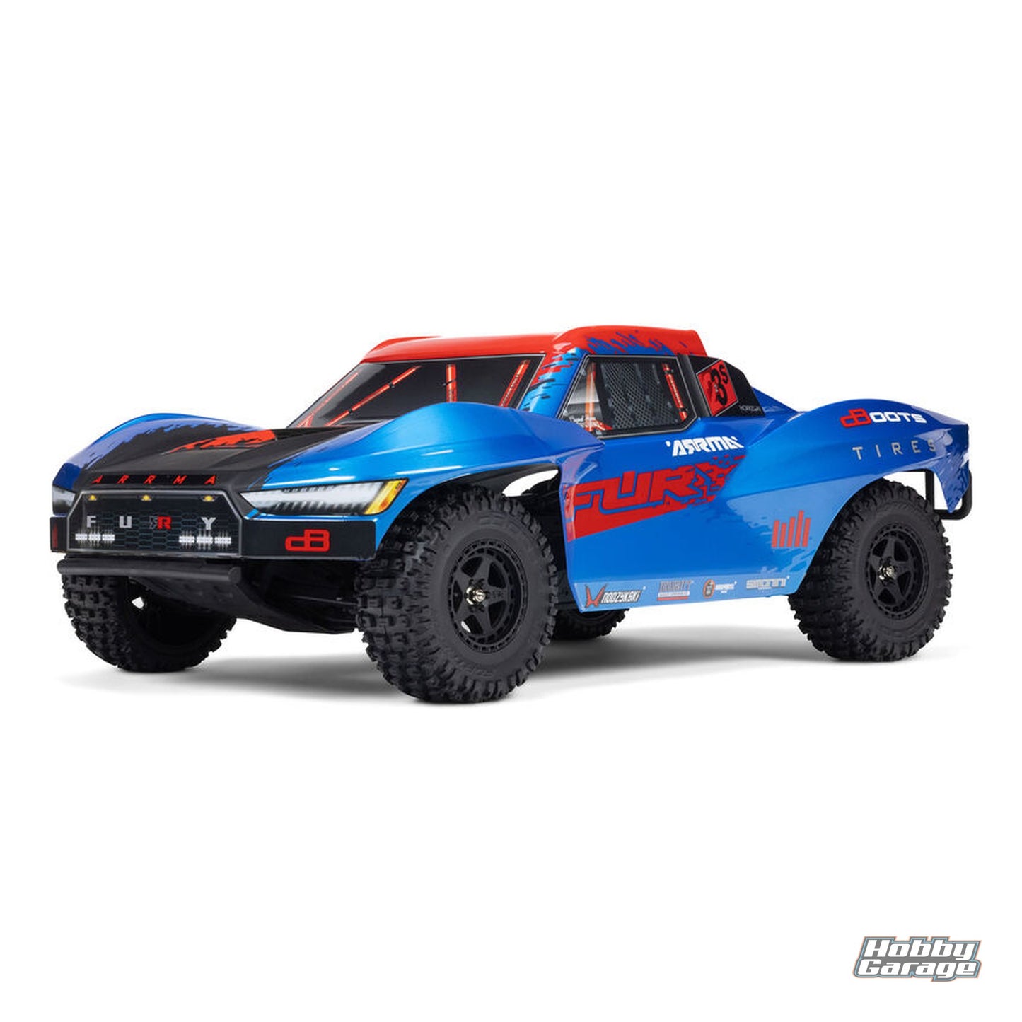 ARRMA 1/10 FURY 223S DSC 2WD RTR Brushless Short Course Truck, Blue ARA3521T1