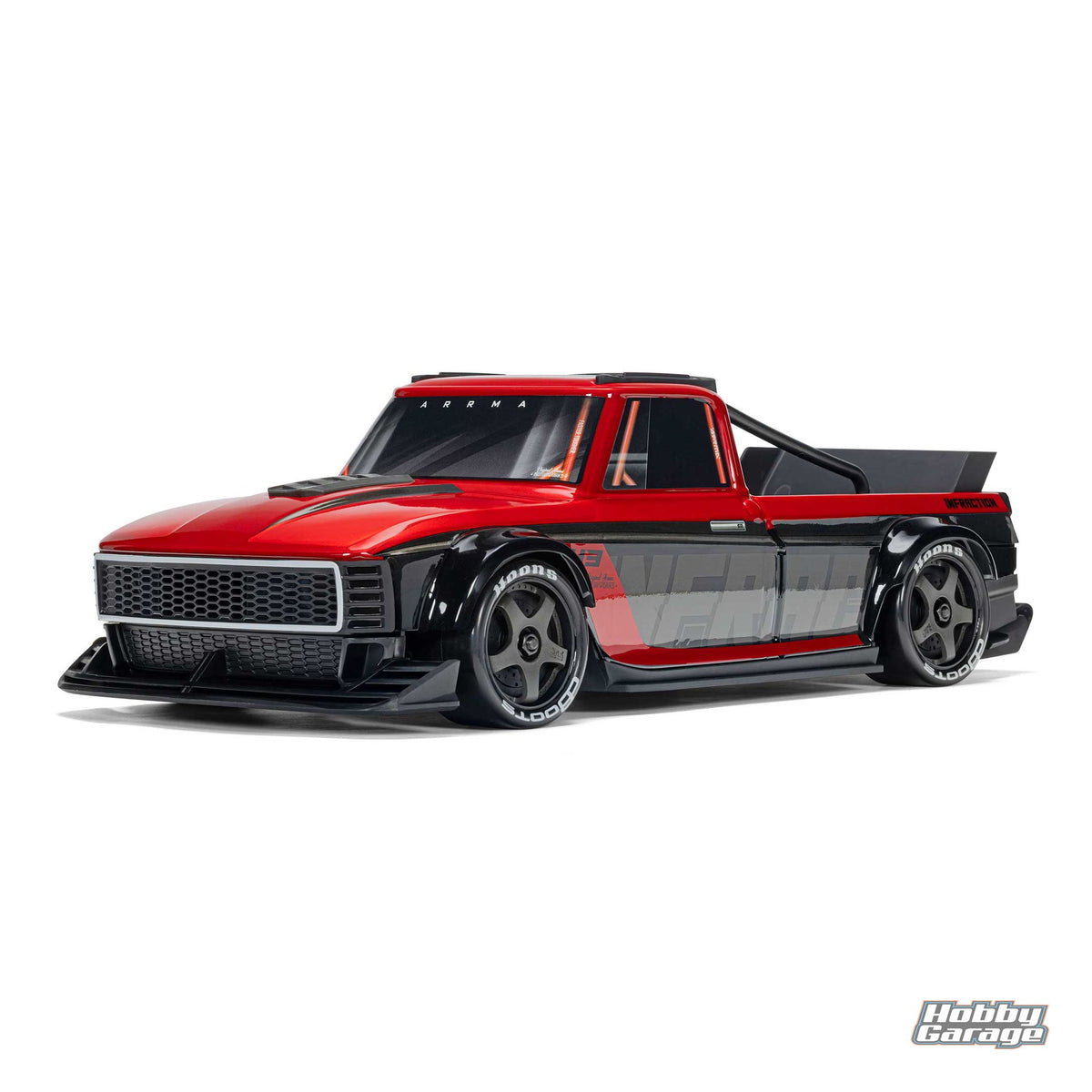 ARRMA 1/12 INFRACTION GROM 3S 4X4 RTR Brushless All-Road Street Bash (Battery & Charger Included), Red/Black ARA2315ST1
