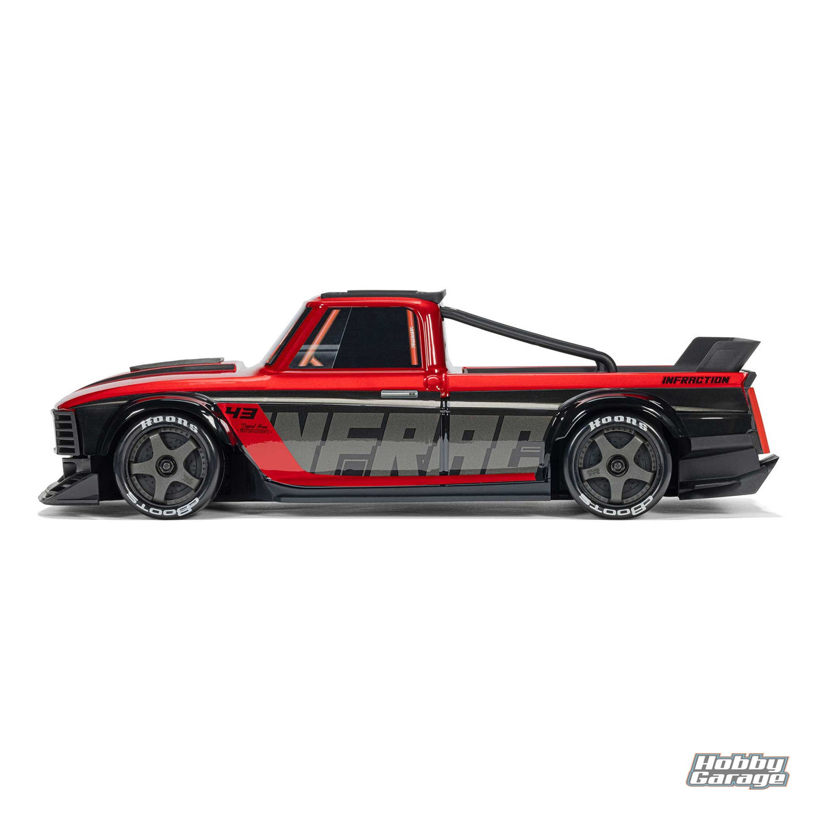 ARRMA 1/12 INFRACTION GROM 3S 4X4 RTR Brushless All-Road Street Bash (Battery & Charger Included), Red/Black ARA2315ST1