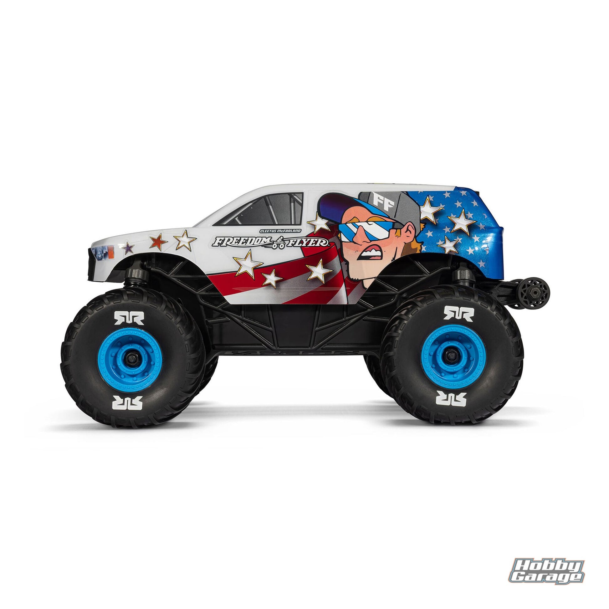 ARRMA 1/16 FREEDOM FLYER 4X4 RTR Monster Truck (Battery & Charger Included), White ARA2130FF