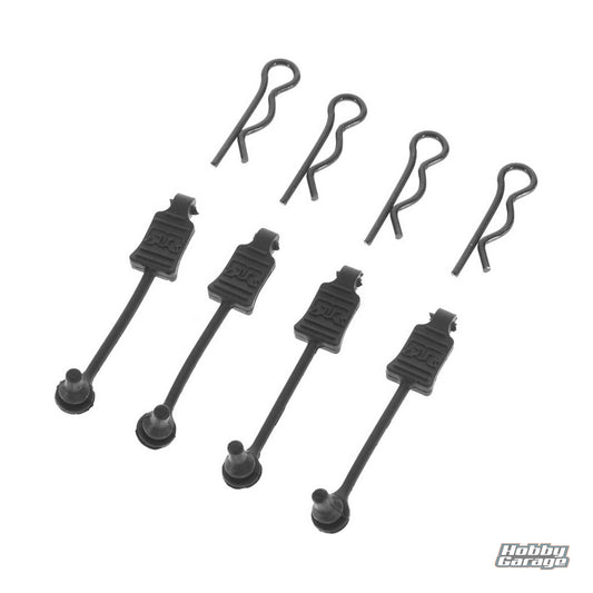 ARRMA AR390178 Body Clip Retainer 1/8 Scale Black (4) ARAC3447
