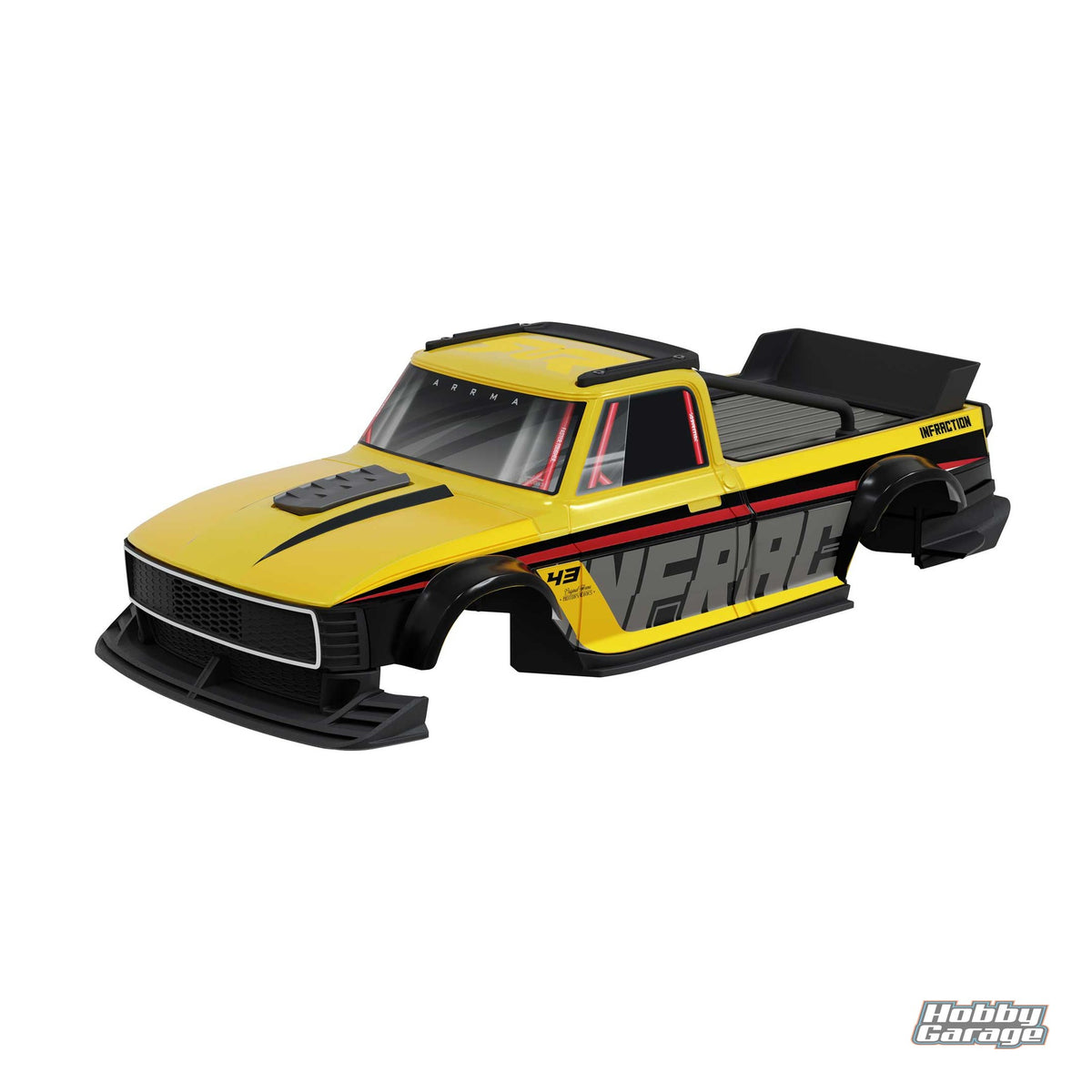 ARRMA INFRACTION GROM Body (Yellow/Black) ARA-3602