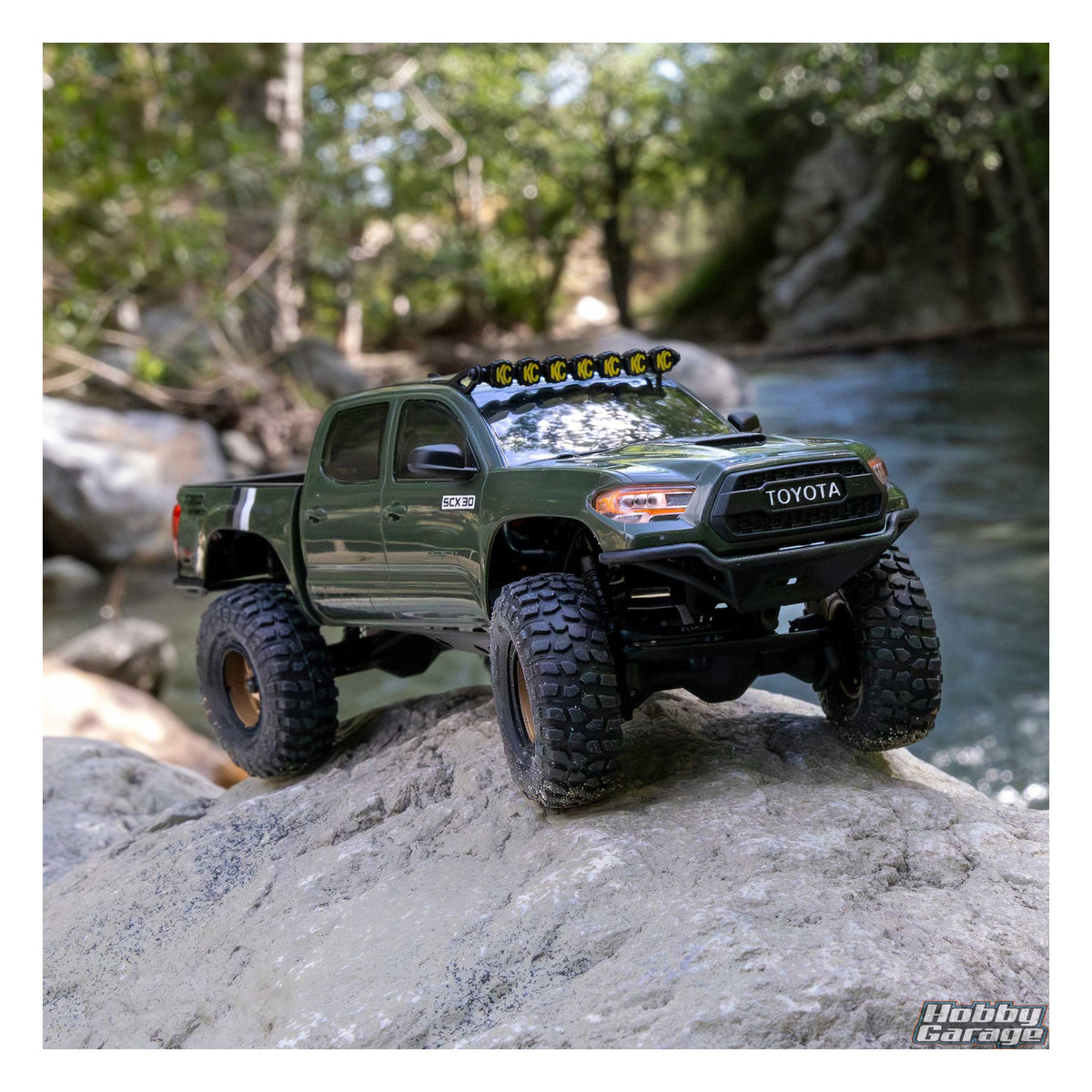 Axial 1/30 SCX30 Toyota Tacoma 4X4 RTR Brushed Rock Crawler (Battery & Charger Included), Extreme Off-Road AXI-3289T1