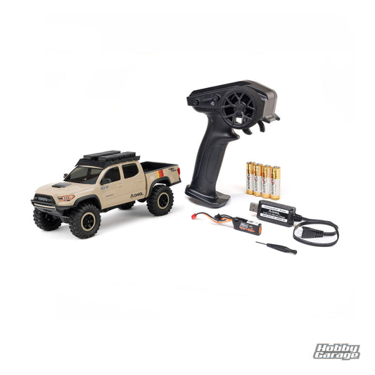 Axial 1/30 SCX30 Toyota Tacoma 4X4 RTR Brushed Rock Crawler (Battery & Charger Included), Overland Edition AXI-3289T2