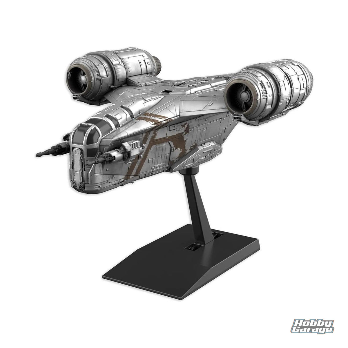Bandai Star Wars The Mandalorian Razor Crest Plastic Model Kit (Silver) BAS2557092