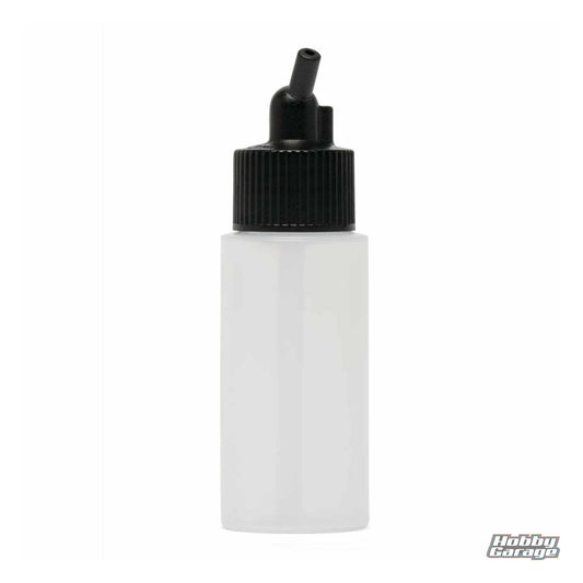 Big Mouth Airbrush Bottle 1oz Cylinder With 20mm Adaptor Cap IWAA4701
